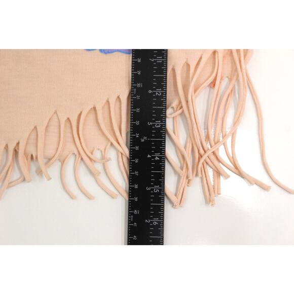 Vintage Beach Bunny Fringe Crop Top Medium - Picture 9 of 9